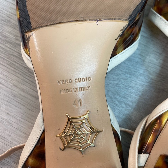 RARE Charlotte Olympia tortoise leopard heel shoe size 9 - Picture 8 of 8